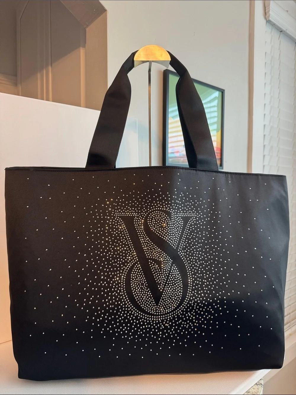 Victoria’s Secret Sparkly Zipper Tote